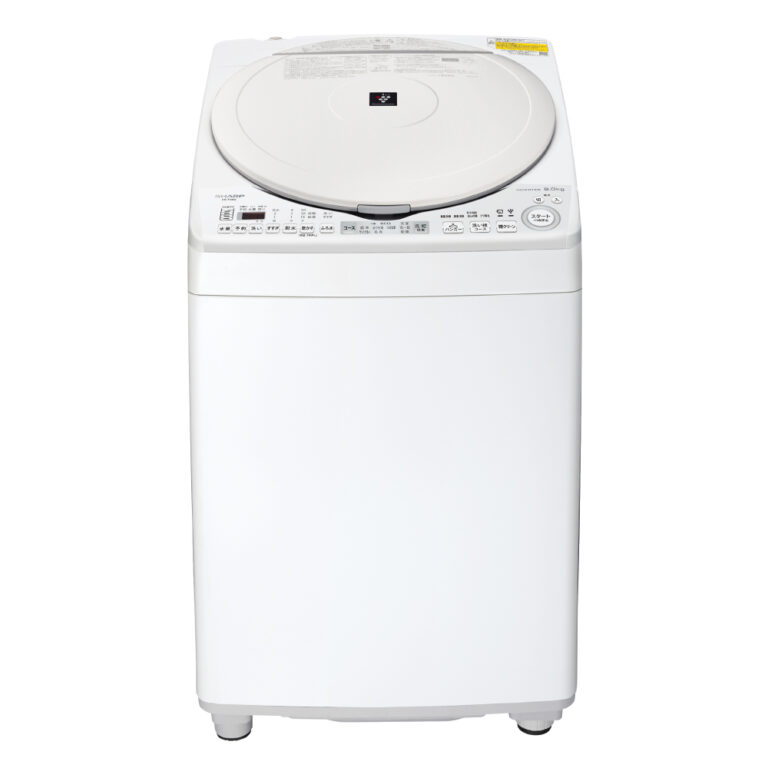 SHARP プラズマクラスター縦型洗濯乾燥機9キロ-