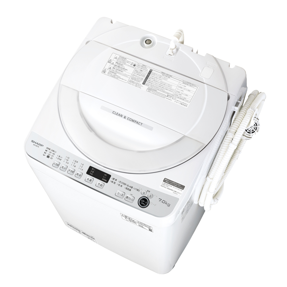 設置料無料 シャープ 全自動電気洗濯機 ES-GE55N-S - 洗濯機